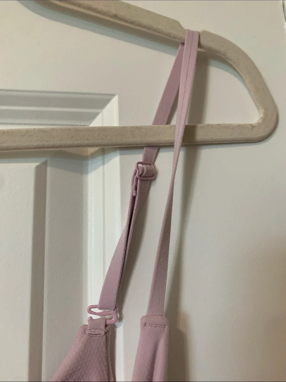 Athleta Elation Hybrid V-Neck dress with bra and pockets in Begonia Pink Size L - Picture 8 of 11